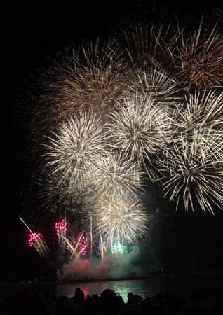 夜空を彩る4,000発の大輪の花「第72回淡路島まつり花火大会」